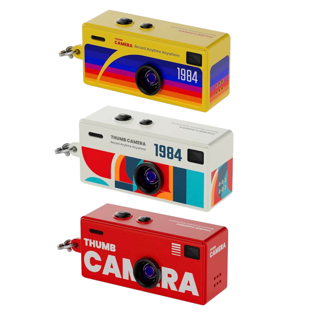 Retro Mini Camera Keychain