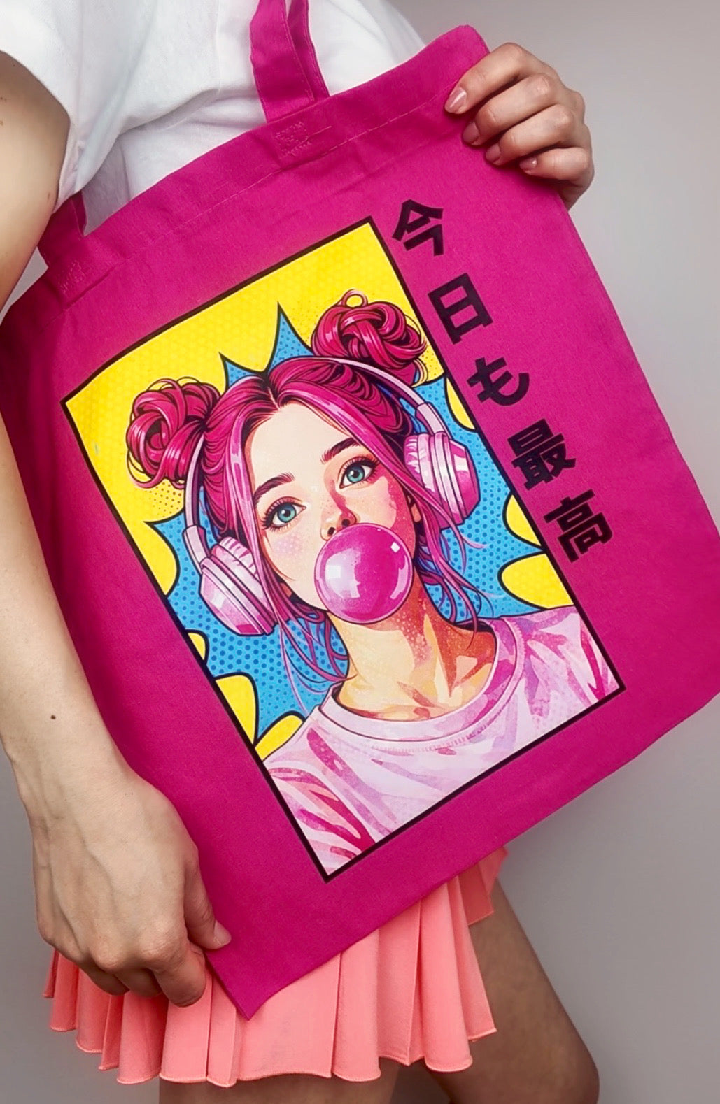 Pop Girl Tote Bag