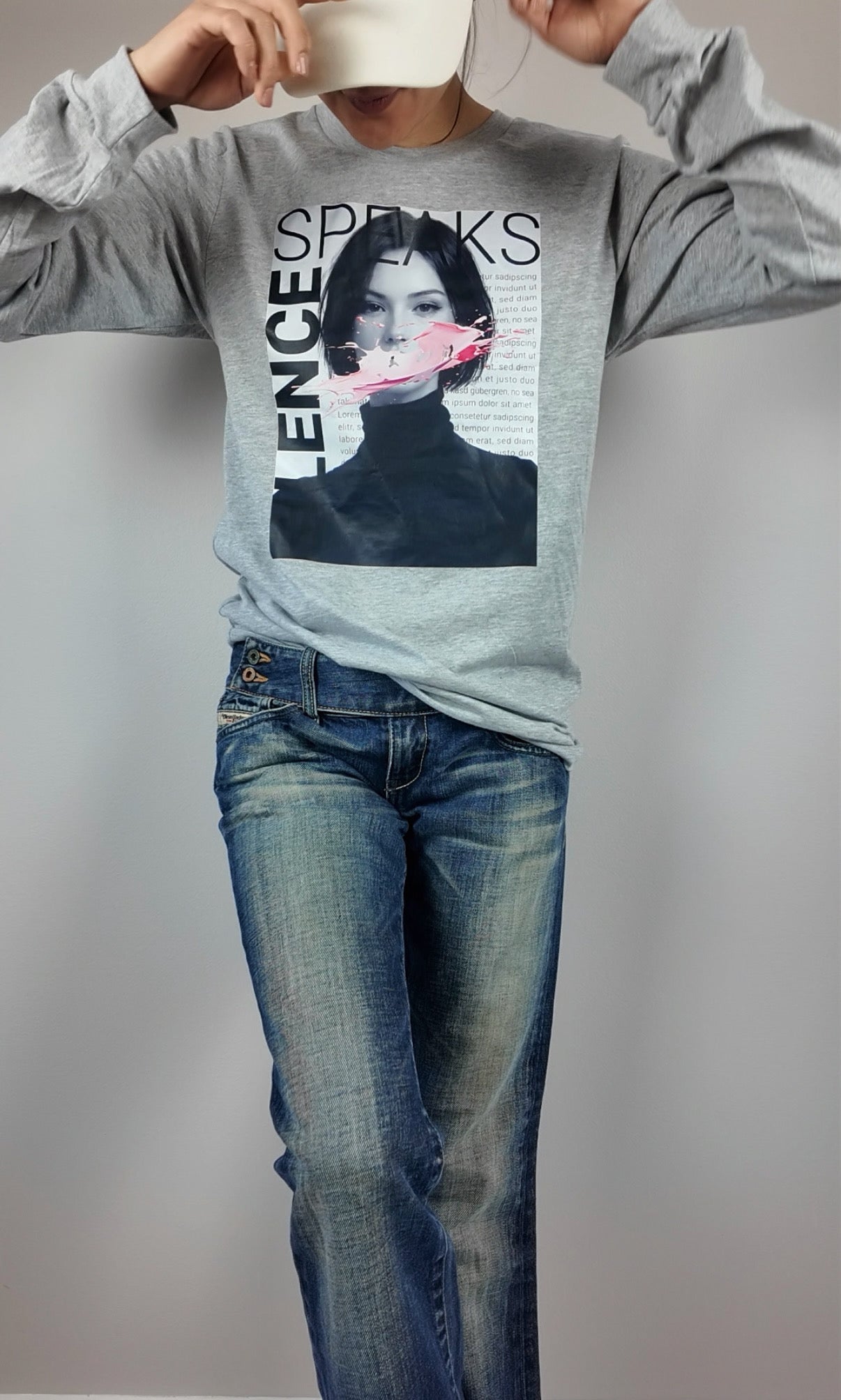 Silence Speaks Long Sleeve Tee