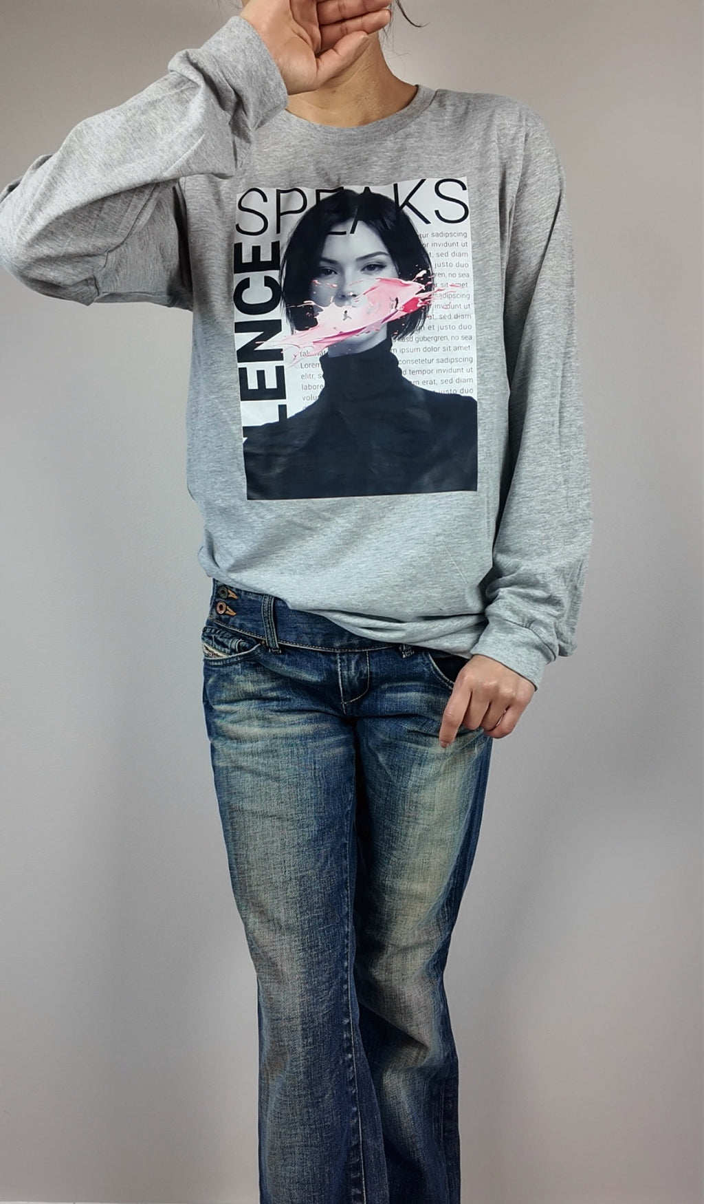 Silence Speaks Long Sleeve Tee
