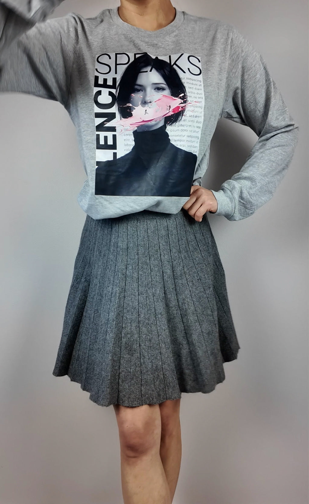 Silence Speaks Long Sleeve Tee