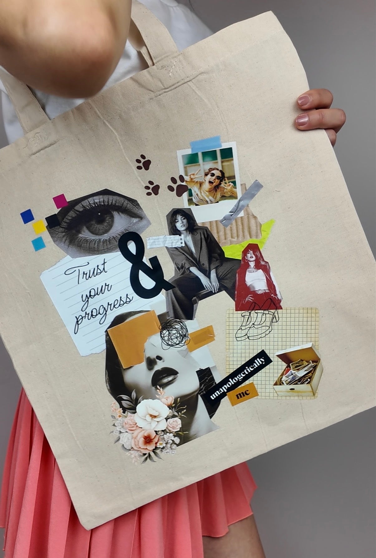 Trust Your Progress Tote Bag