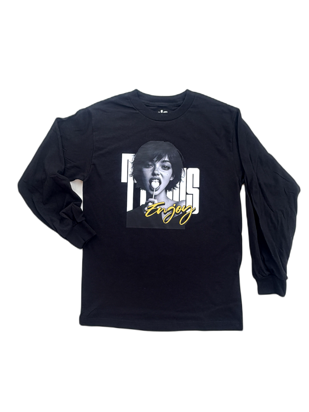 Enjoy Graphic Long Sleeve Tee
