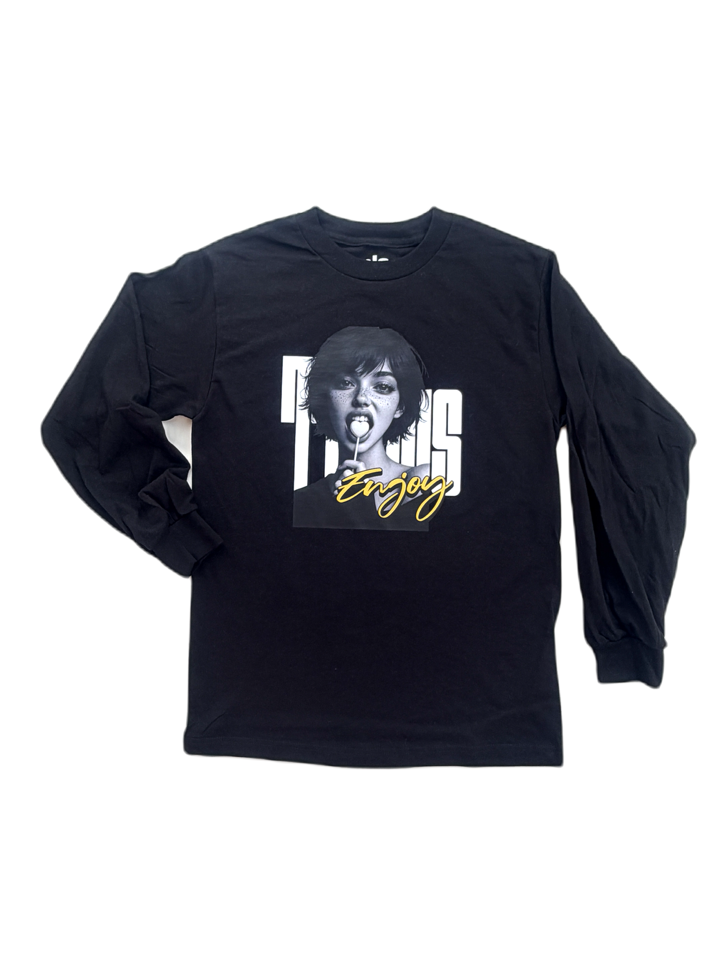 Enjoy Graphic Long Sleeve Tee