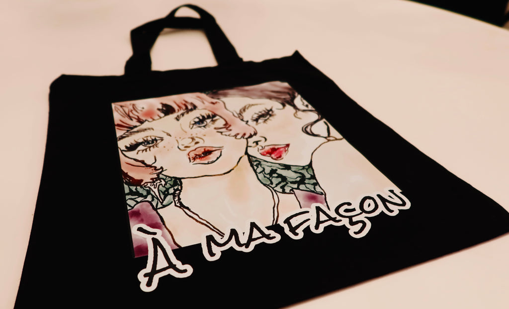 My Way Black Tote Bag