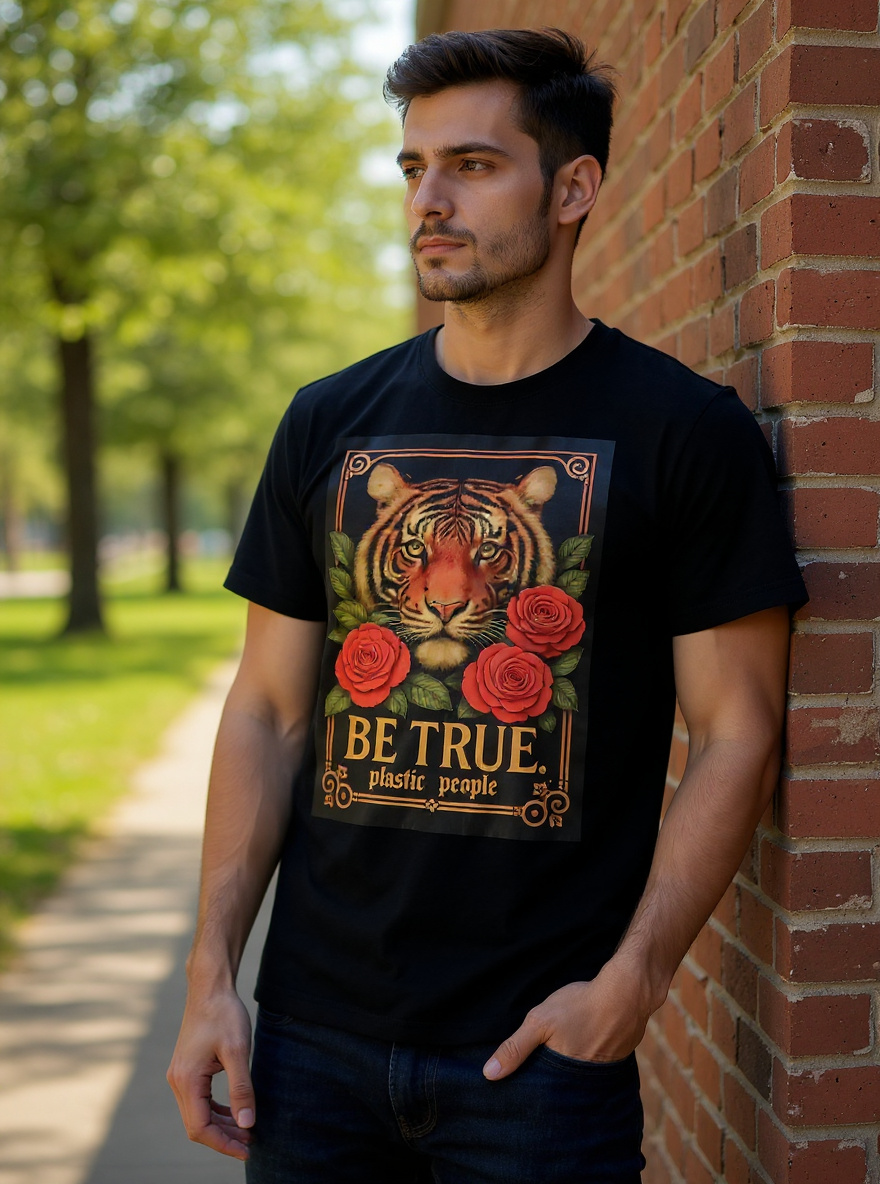 Be True Tiger Graphic Tee