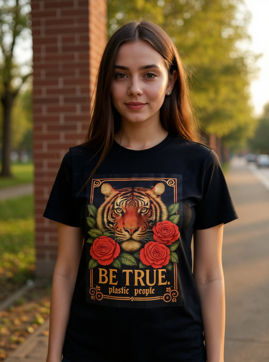 Be True Tiger Graphic Tee