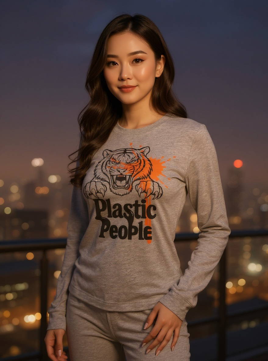 Fearless Tiger Long Sleeve Tee