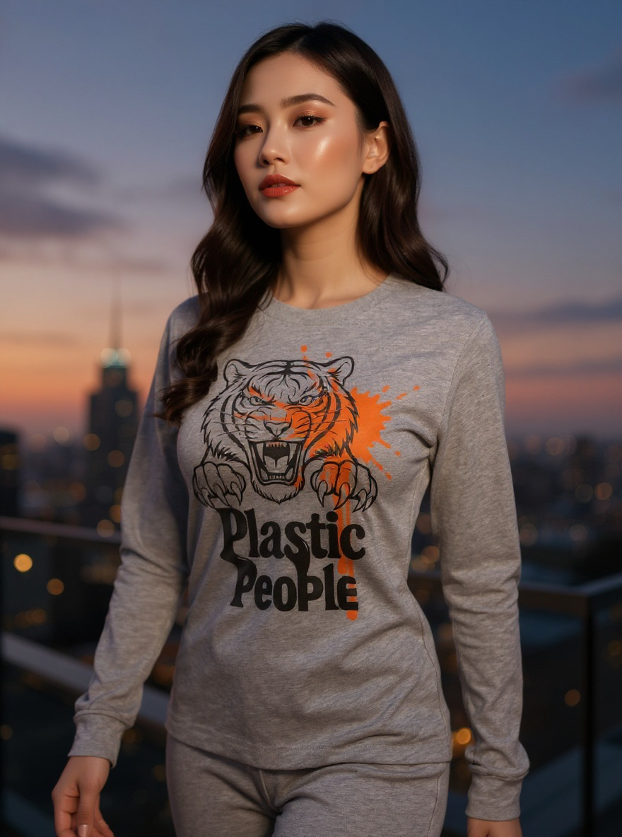 Fearless Tiger Long Sleeve Tee