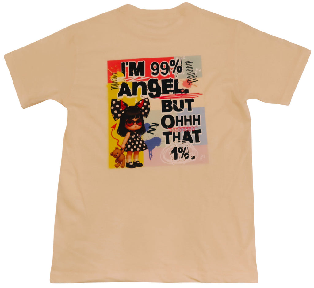 99% Angel Graphic T-Shirt [Mignonnes Collection]