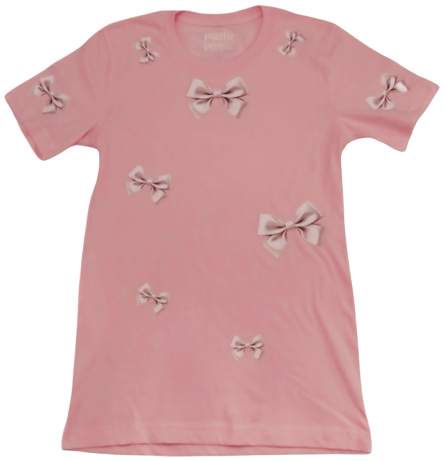 Pink Bow Graphic T Shirt