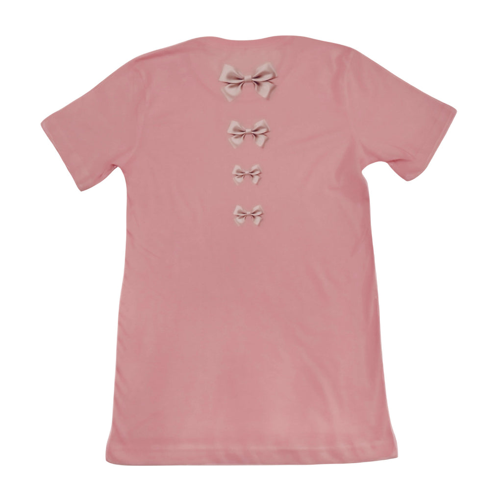 Pink Bow Graphic T Shirt