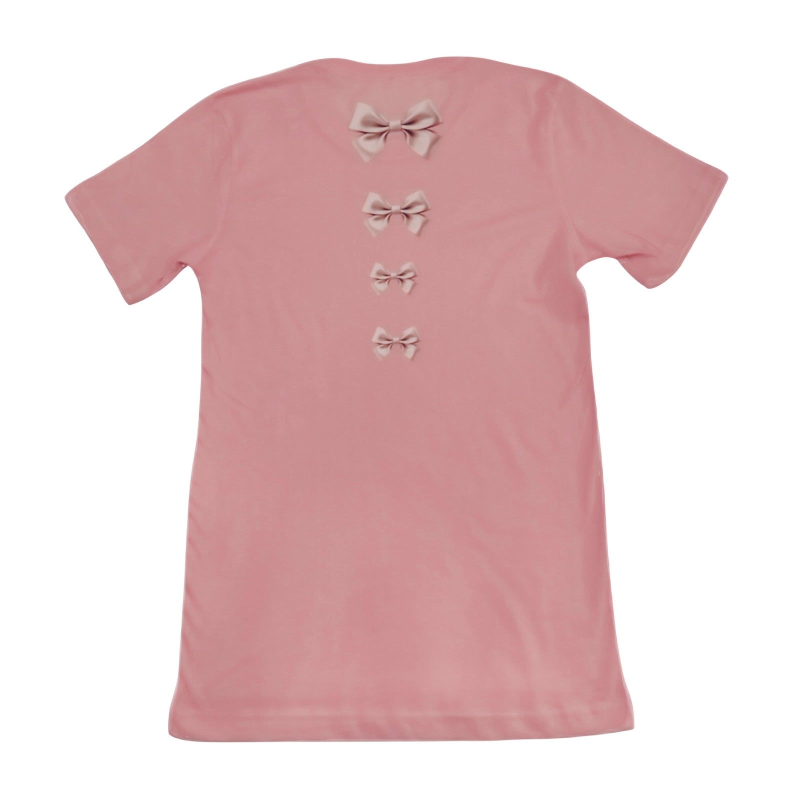 Pink Bow Graphic T Shirt