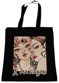 My Way Black Tote Bag