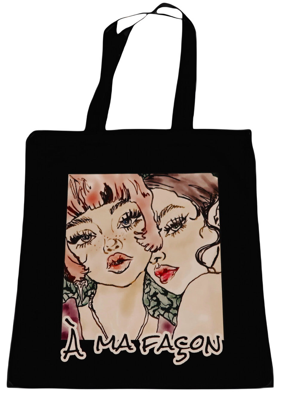 My Way Black Tote Bag